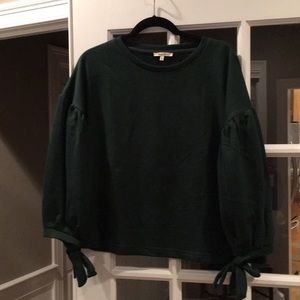 Hunter green fashion sweatshirt